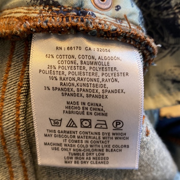 Pilcro and the Letterpress High Rise Denim Leggings Size 28 Anthropologie - Picture 11 of 11